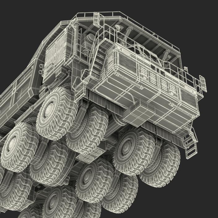 Mining Truck Rigged 3D model