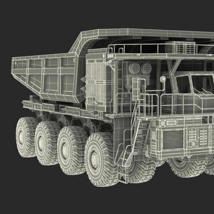 Mining Truck Rigged 3D model