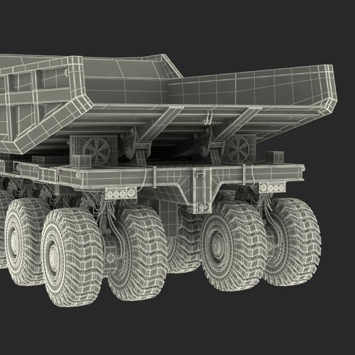 Mining Truck Rigged 3D model