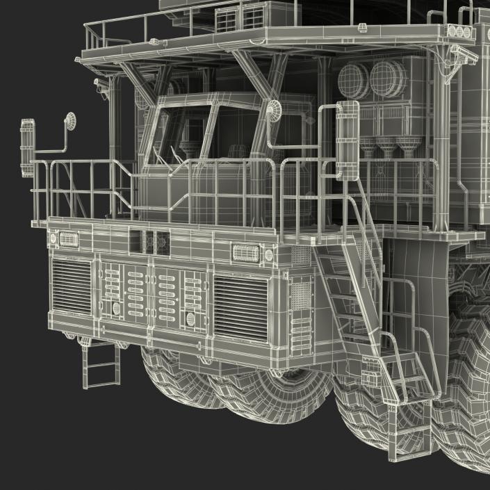 Mining Truck Rigged 3D model