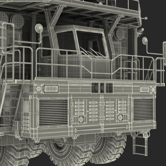 Mining Truck Rigged 3D model