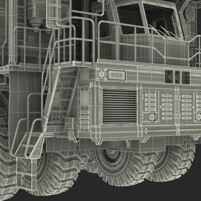 Mining Truck Rigged 3D model