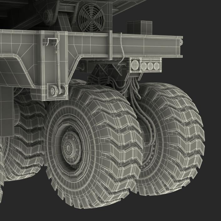 Mining Truck Rigged 3D model