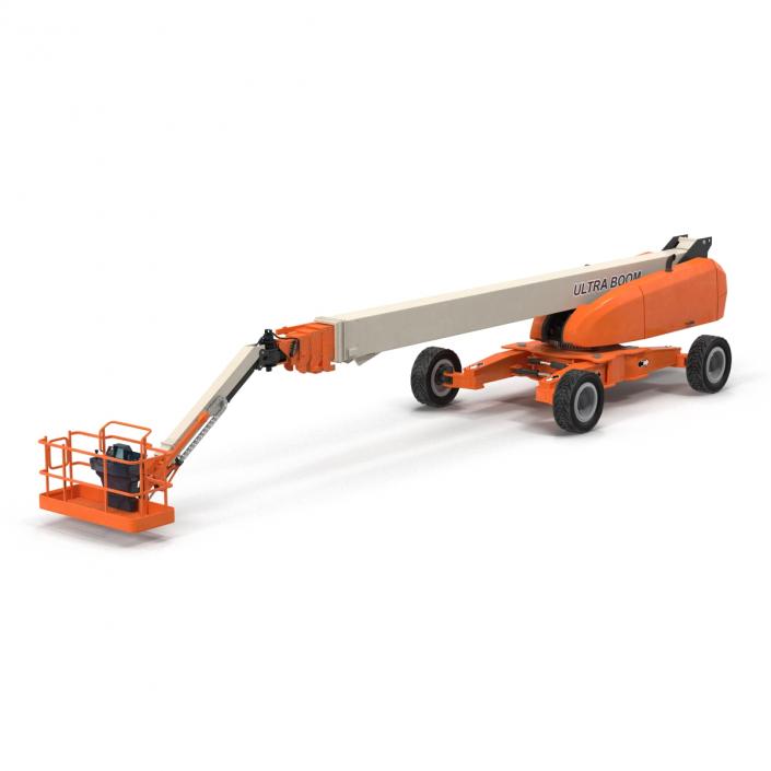 Telescopic Boom Lift Generic 4 Rigged 3D