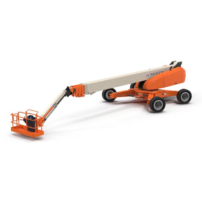 Telescopic Boom Lift Generic 4 Rigged 3D