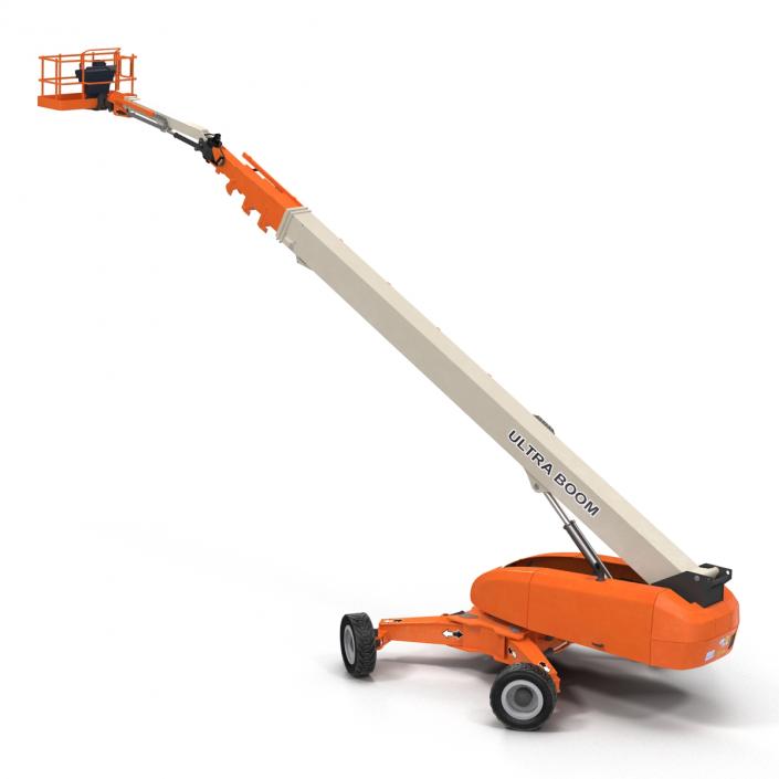 Telescopic Boom Lift Generic 4 Rigged 3D