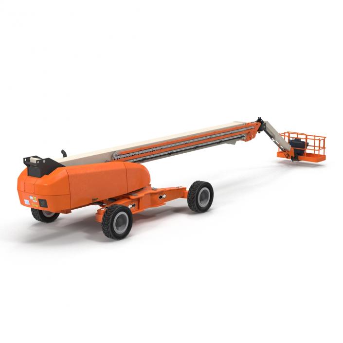 Telescopic Boom Lift Generic 4 Rigged 3D