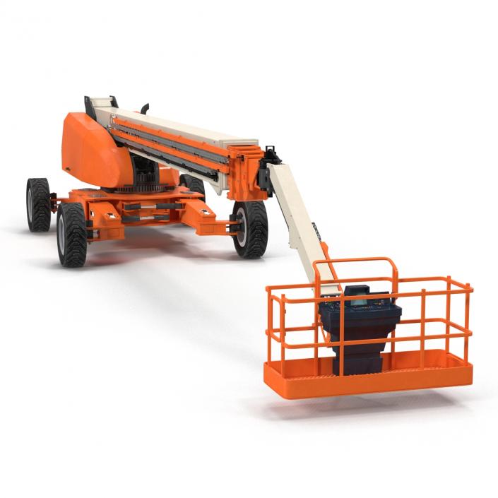 Telescopic Boom Lift Generic 4 Rigged 3D