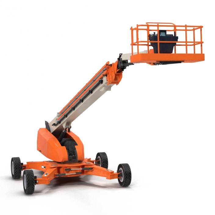 Telescopic Boom Lift Generic 4 Rigged 3D