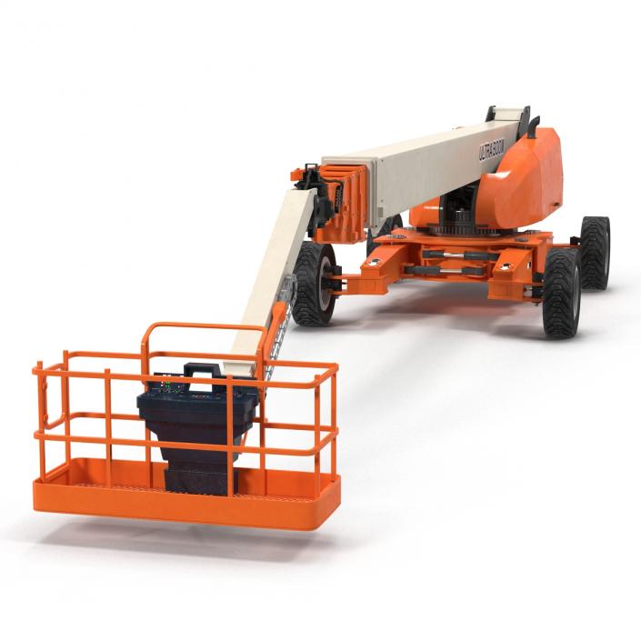 Telescopic Boom Lift Generic 4 Rigged 3D