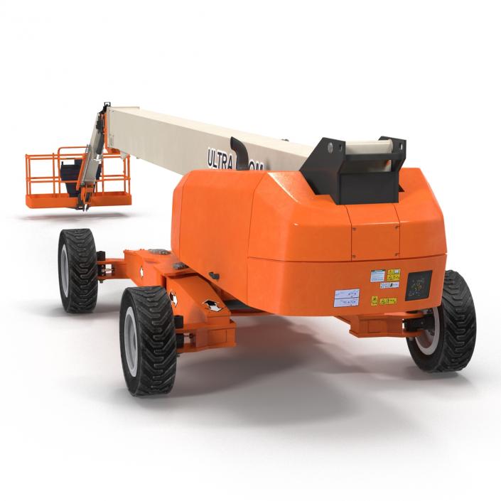 Telescopic Boom Lift Generic 4 Rigged 3D