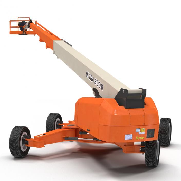 Telescopic Boom Lift Generic 4 Rigged 3D