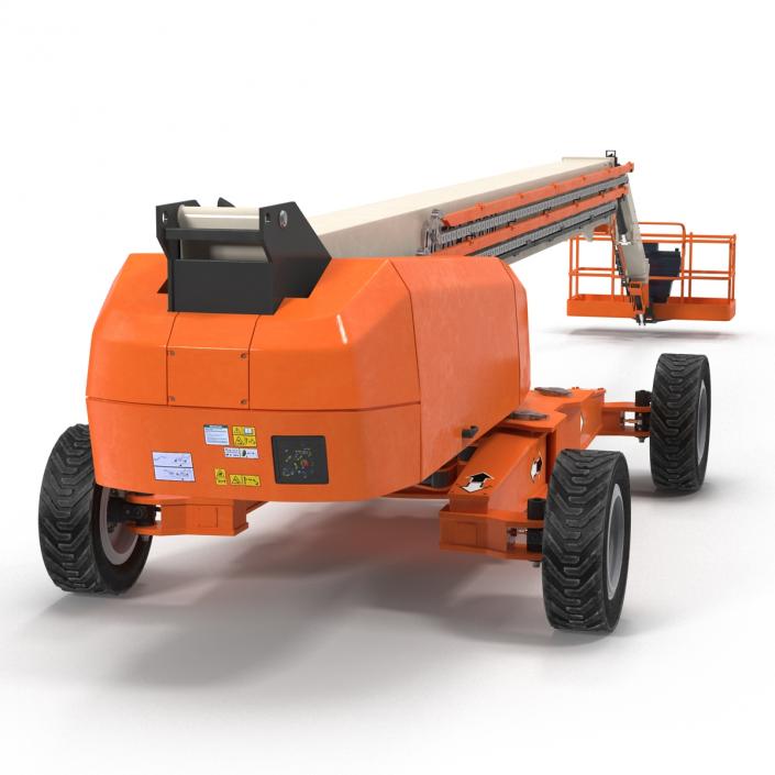 Telescopic Boom Lift Generic 4 Rigged 3D