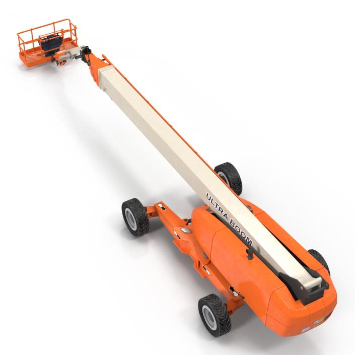 Telescopic Boom Lift Generic 4 Rigged 3D