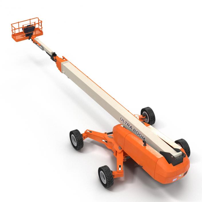 Telescopic Boom Lift Generic 4 Rigged 3D