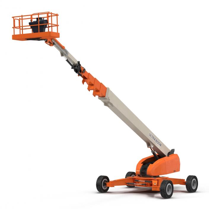 Telescopic Boom Lift Generic 4 Rigged 3D