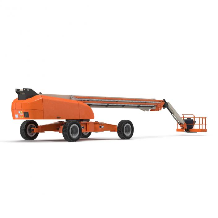 Telescopic Boom Lift Generic 4 Rigged 3D