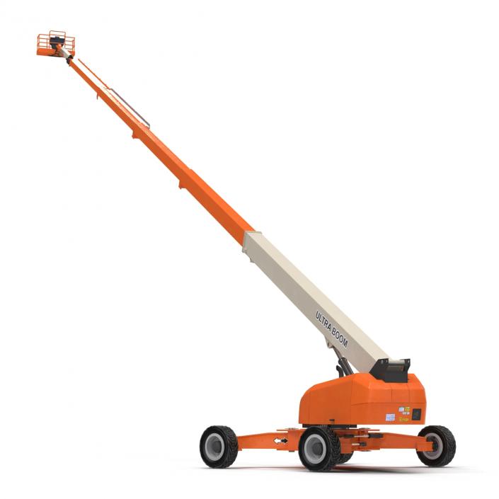 Telescopic Boom Lift Generic 4 Rigged 3D