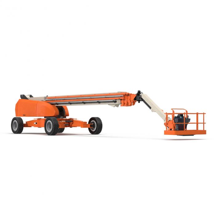 Telescopic Boom Lift Generic 4 Rigged 3D