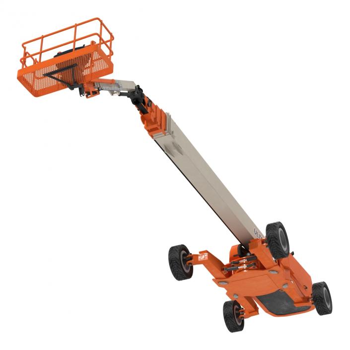 Telescopic Boom Lift Generic 4 Rigged 3D