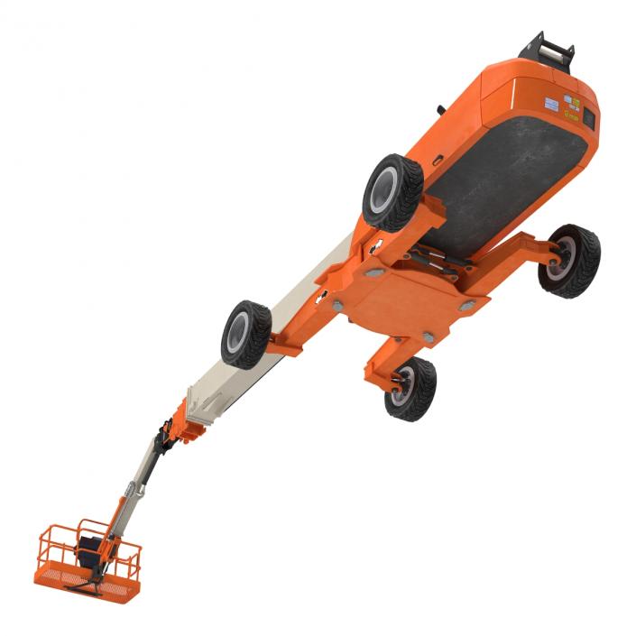 Telescopic Boom Lift Generic 4 Rigged 3D