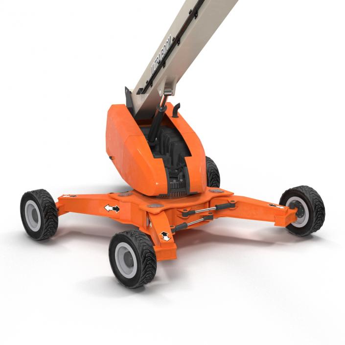 Telescopic Boom Lift Generic 4 Rigged 3D