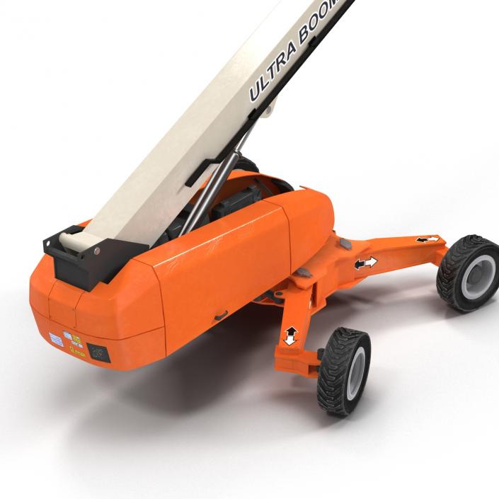 Telescopic Boom Lift Generic 4 Rigged 3D