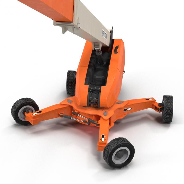 Telescopic Boom Lift Generic 4 Rigged 3D