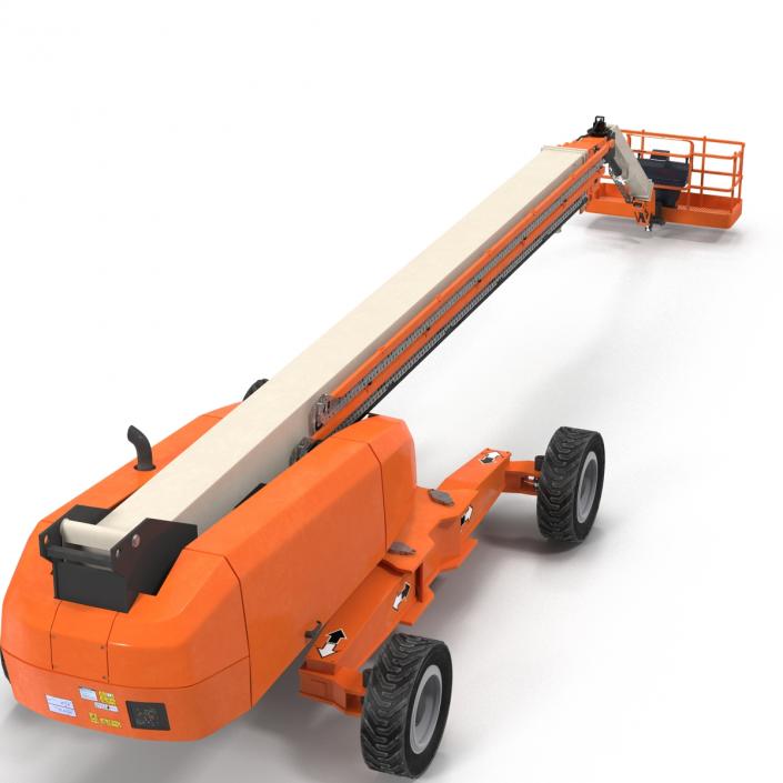 Telescopic Boom Lift Generic 4 Rigged 3D