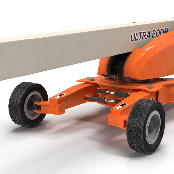 Telescopic Boom Lift Generic 4 Rigged 3D