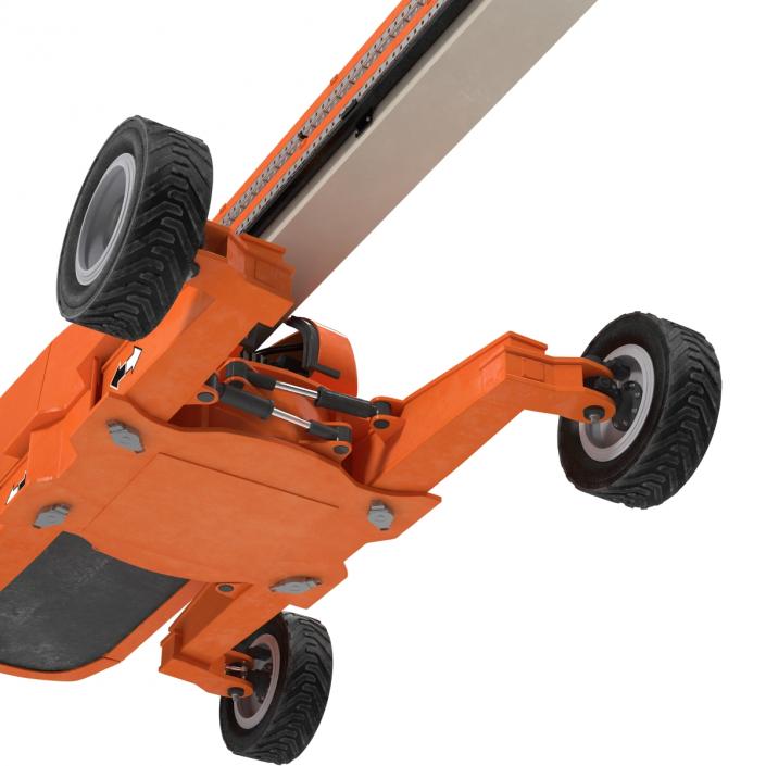 Telescopic Boom Lift Generic 4 Rigged 3D