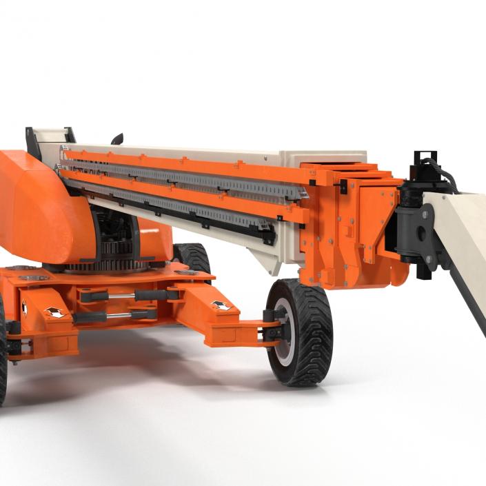 Telescopic Boom Lift Generic 4 Rigged 3D