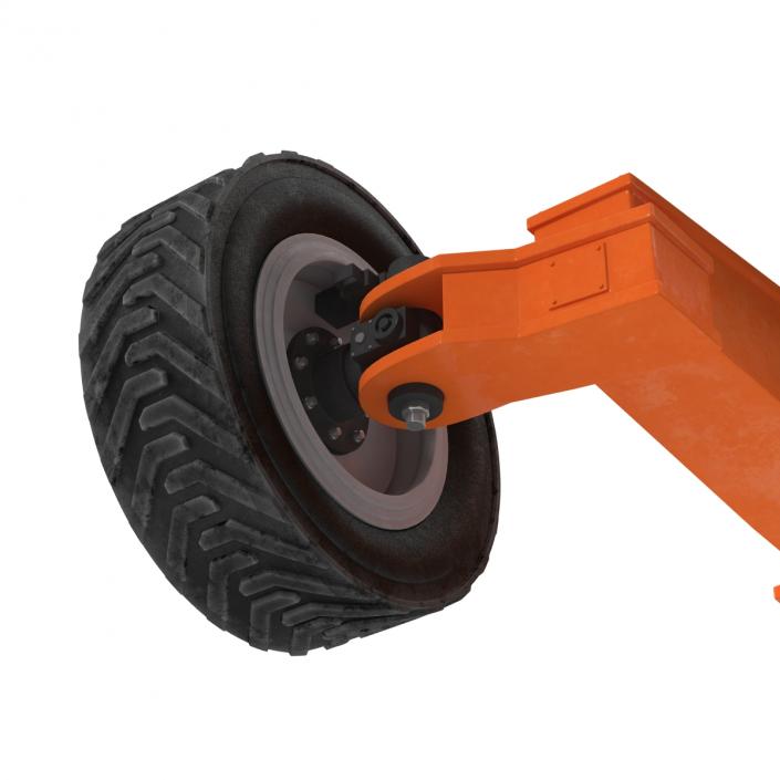 Telescopic Boom Lift Generic 4 Rigged 3D