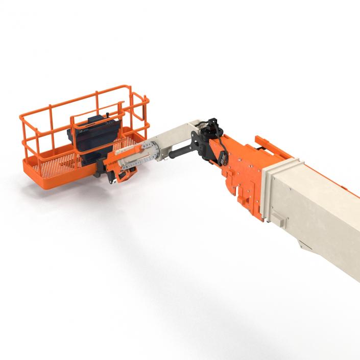 Telescopic Boom Lift Generic 4 Rigged 3D