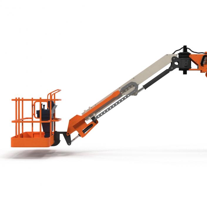 Telescopic Boom Lift Generic 4 Rigged 3D