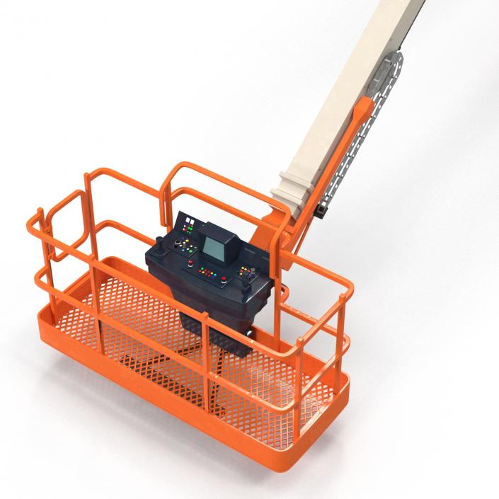 Telescopic Boom Lift Generic 4 Rigged 3D