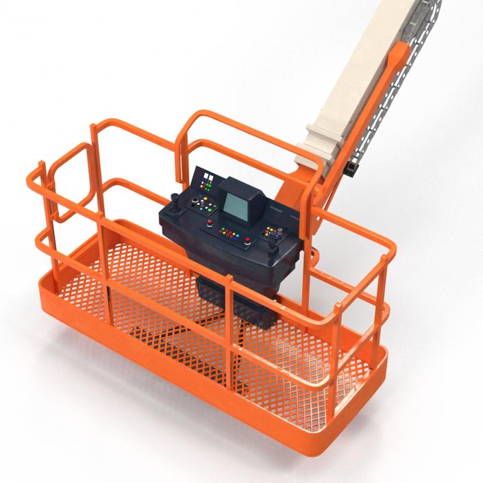 Telescopic Boom Lift Generic 4 Rigged 3D