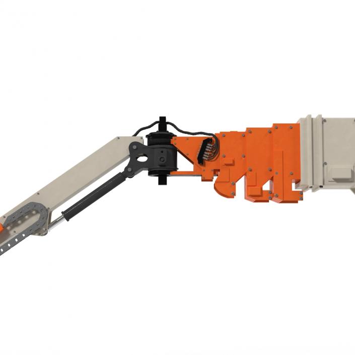 Telescopic Boom Lift Generic 4 Rigged 3D