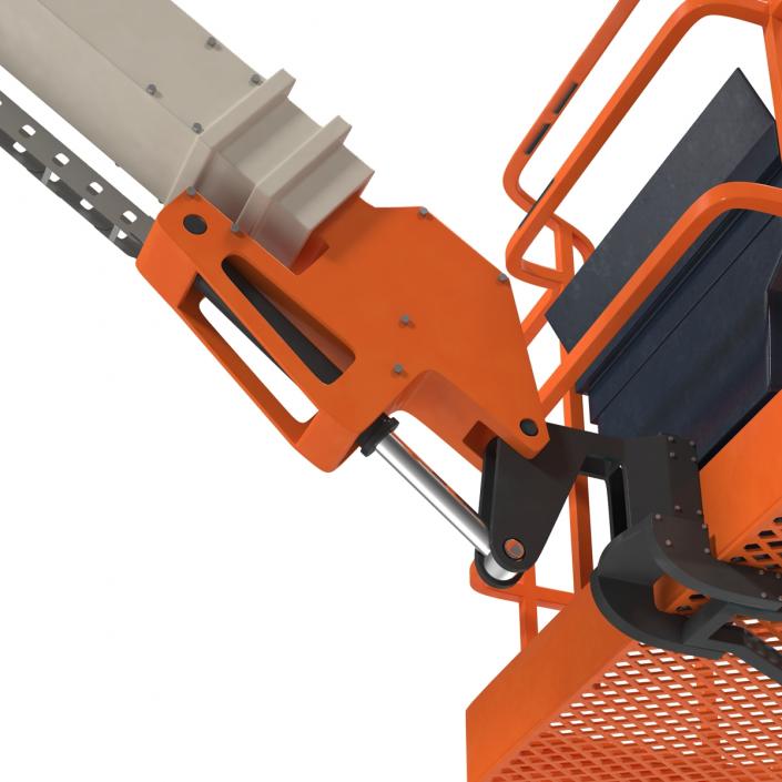 Telescopic Boom Lift Generic 4 Rigged 3D