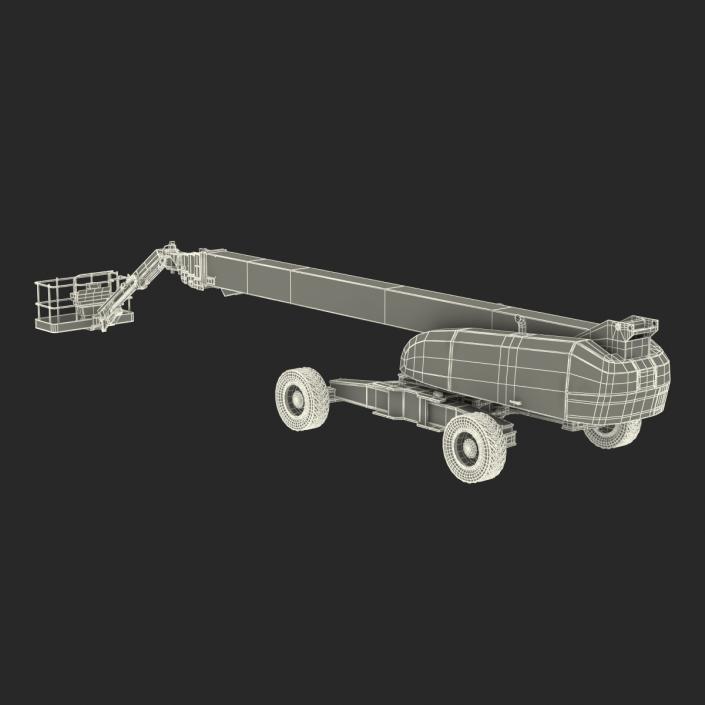 Telescopic Boom Lift Generic 4 Rigged 3D