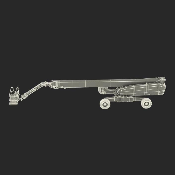 Telescopic Boom Lift Generic 4 Rigged 3D