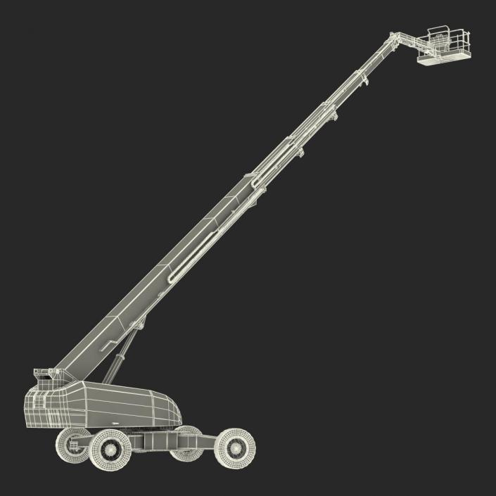 Telescopic Boom Lift JLG 1850 sj Pose 2 3D model