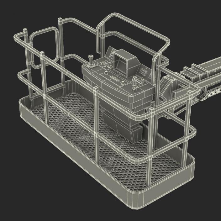 Telescopic Boom Lift JLG 1850 sj Pose 2 3D model