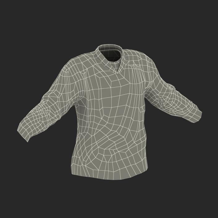 3D Hockey Jersey Generic 4 model