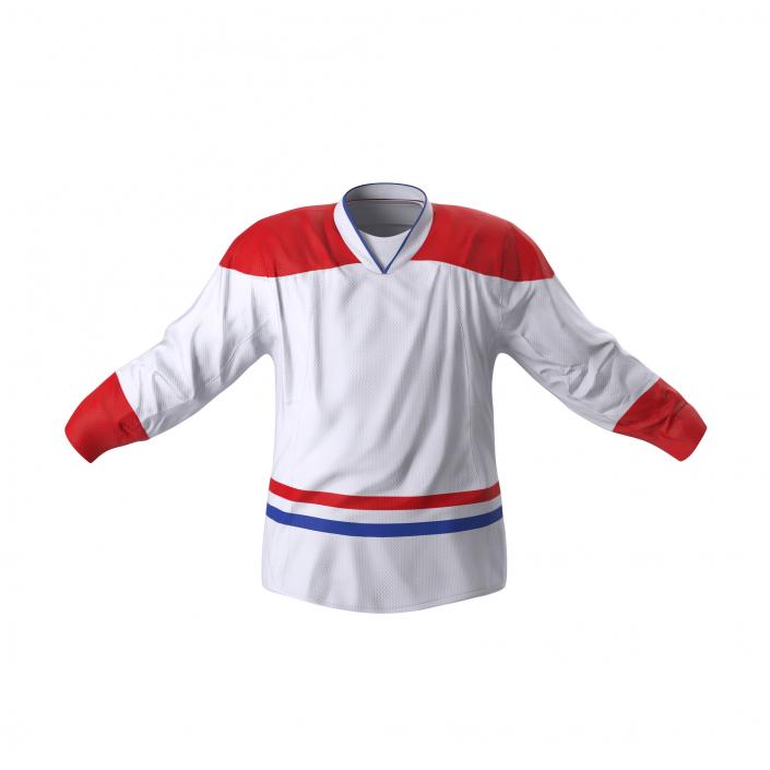 3D Hockey Jersey Generic 4 model