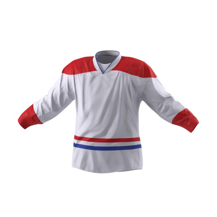 3D Hockey Jersey Generic 4 model