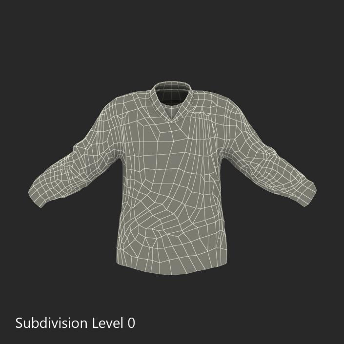 3D Hockey Jersey Generic 4 model