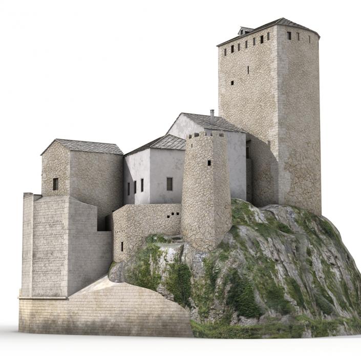 3D model Castle on the Hill 2