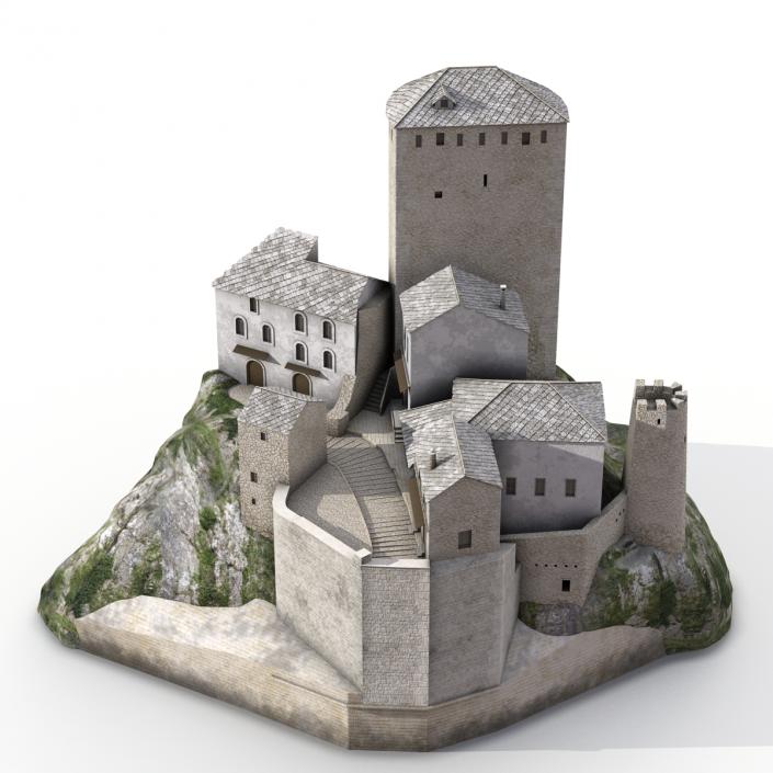 3D model Castle on the Hill 2