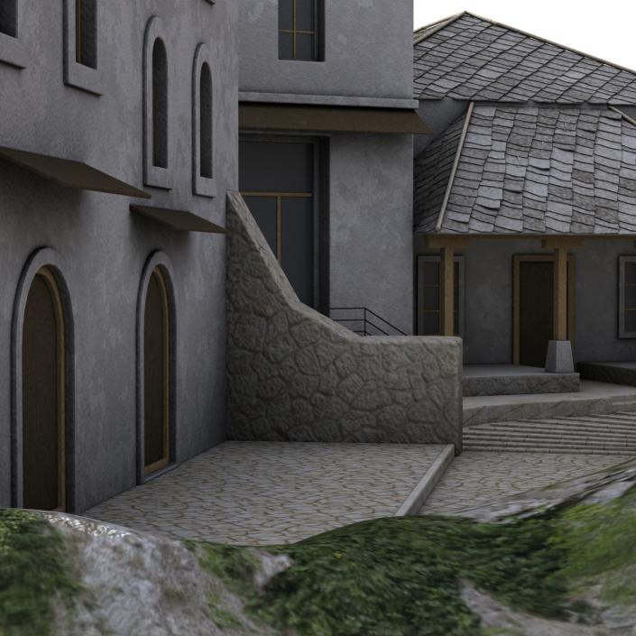 3D model Castle on the Hill 2